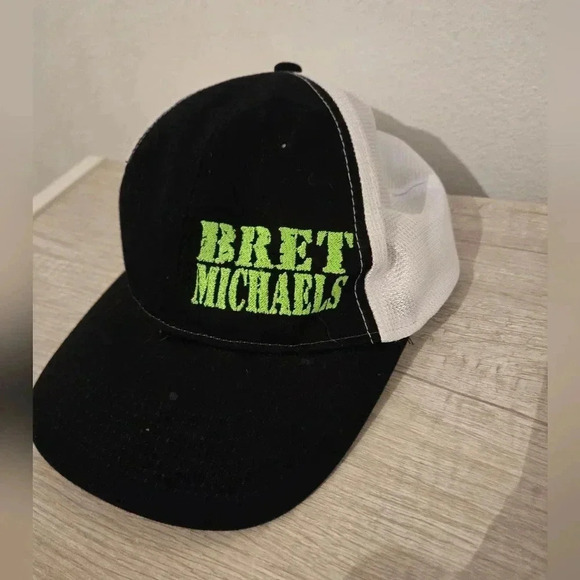 Bret Michaels Hat One Size Fits All Lightweight Breathable Unisex Mens Womens Fa - Picture 2 of 6